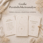 Große Persönlichkeitsanalyse - Emailberatung