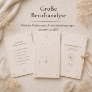 Grosse Berufsanalyse - Emailberatung